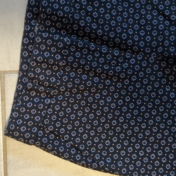 Loft Marisa Skinny Geometric Printed Slash Front Back Welt Pocket Pants 6P - Picture 4 of 13